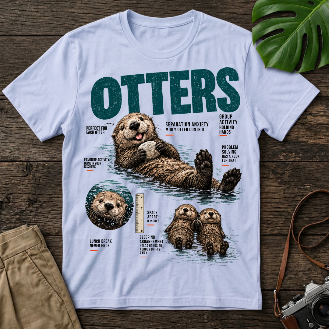 Otter Infographic T-Shirt
