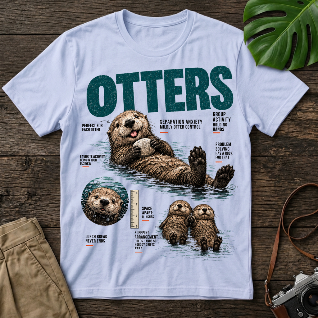 Otter Infographic T-Shirt