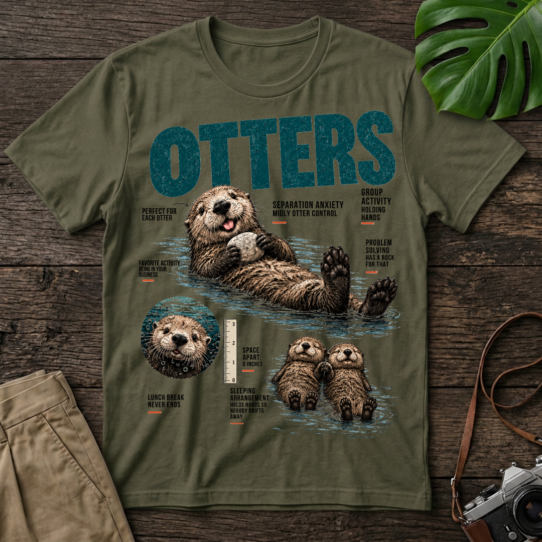Otter Infographic T-Shirt