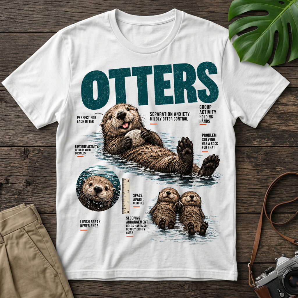 Otter Infographic T-Shirt