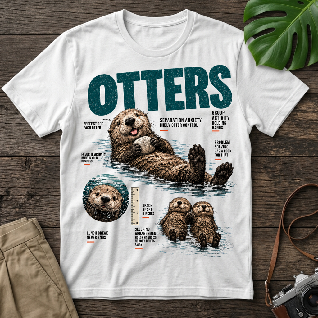 Otter Infographic T-Shirt