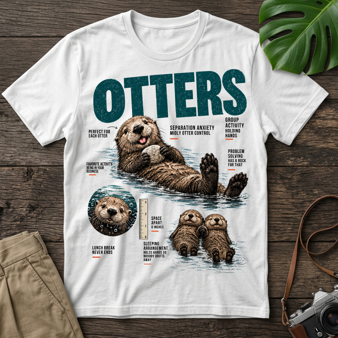 Otter Infographic T-Shirt