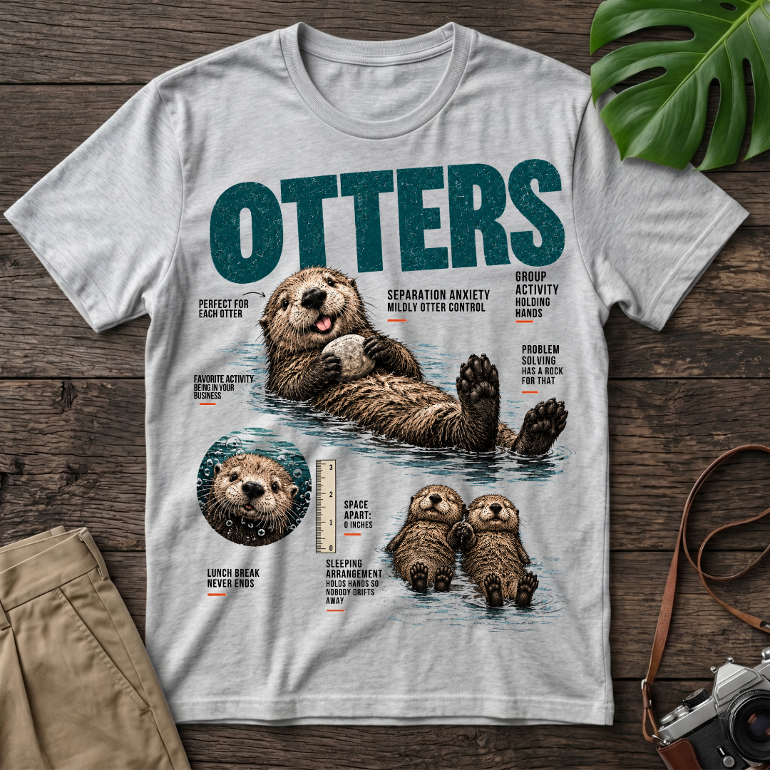 Otter Infographic T-Shirt