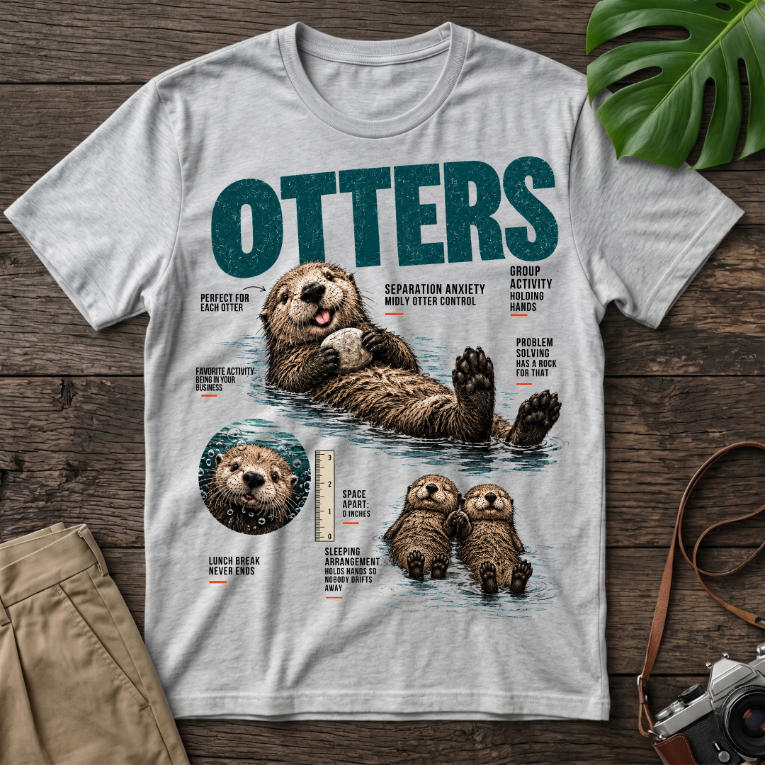 Otter Infographic T-Shirt