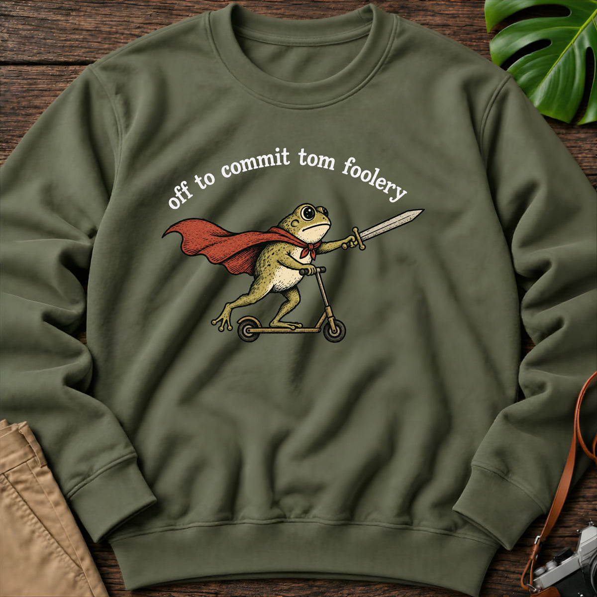 gildan-18000-sweatshirt-mockup-military-green