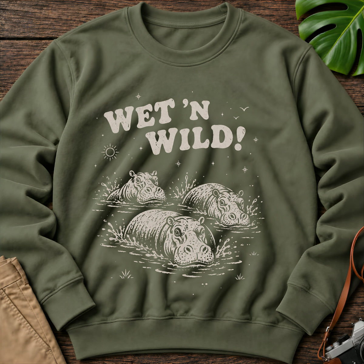 gildan-18000-sweatshirt-mockup-military-green