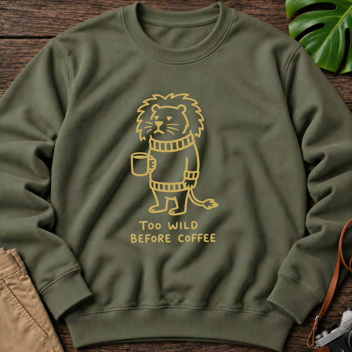gildan-18000-sweatshirt-mockup-military-green