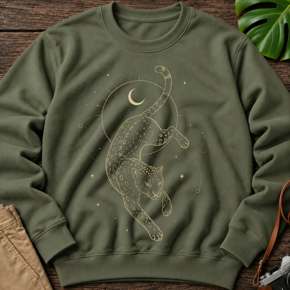 gildan-18000-sweatshirt-mockup-military-green