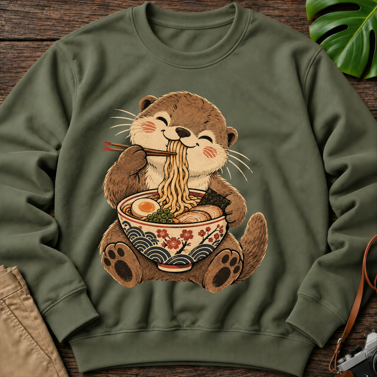 gildan-18000-sweatshirt-mockup-military-green