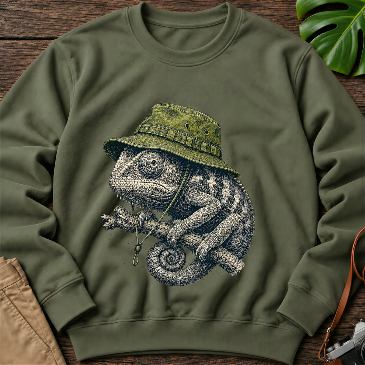 gildan-18000-sweatshirt-mockup-military-green