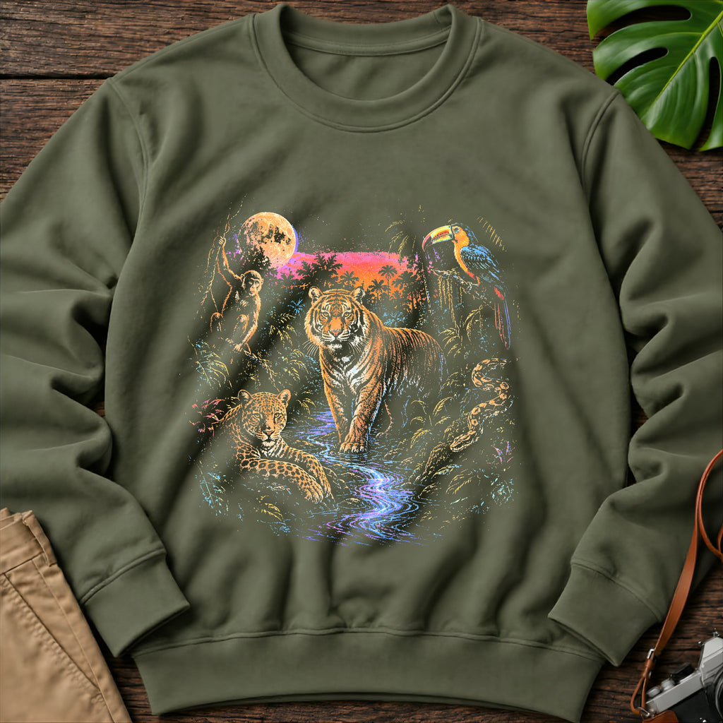 gildan-18000-sweatshirt-mockup-military-green