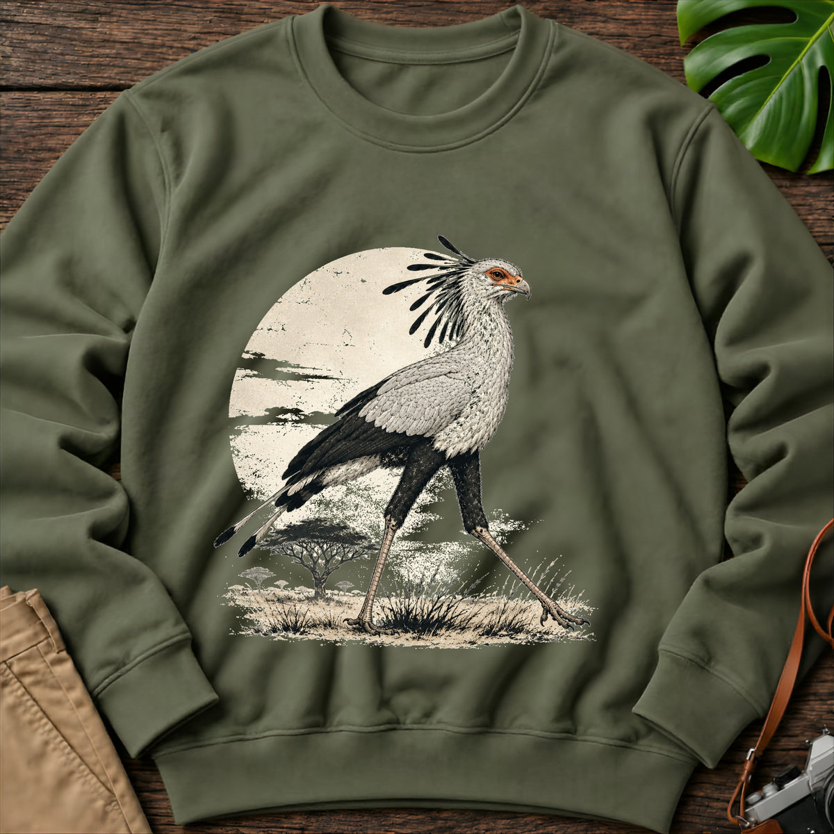 gildan-18000-sweatshirt-mockup-military-green