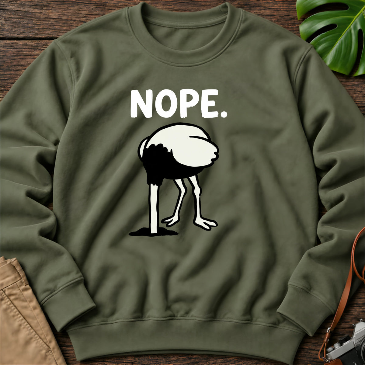 gildan-18000-sweatshirt-mockup-military-green
