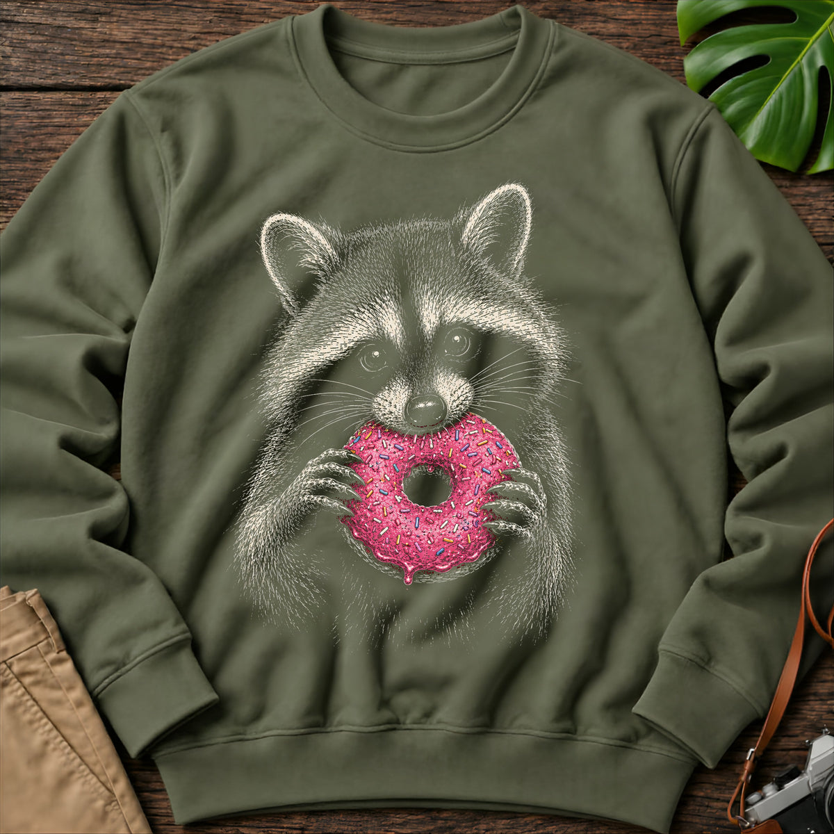 gildan-18000-sweatshirt-mockup-military-green