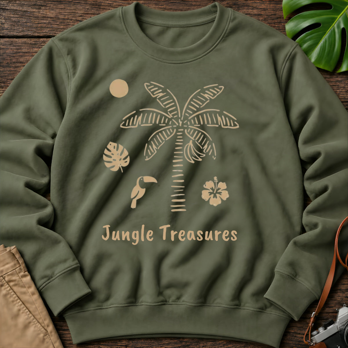 gildan-18000-sweatshirt-mockup-military-green