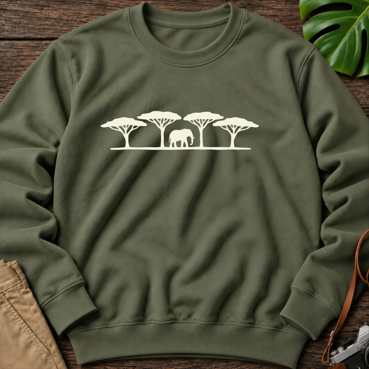 gildan-18000-sweatshirt-mockup-military-green