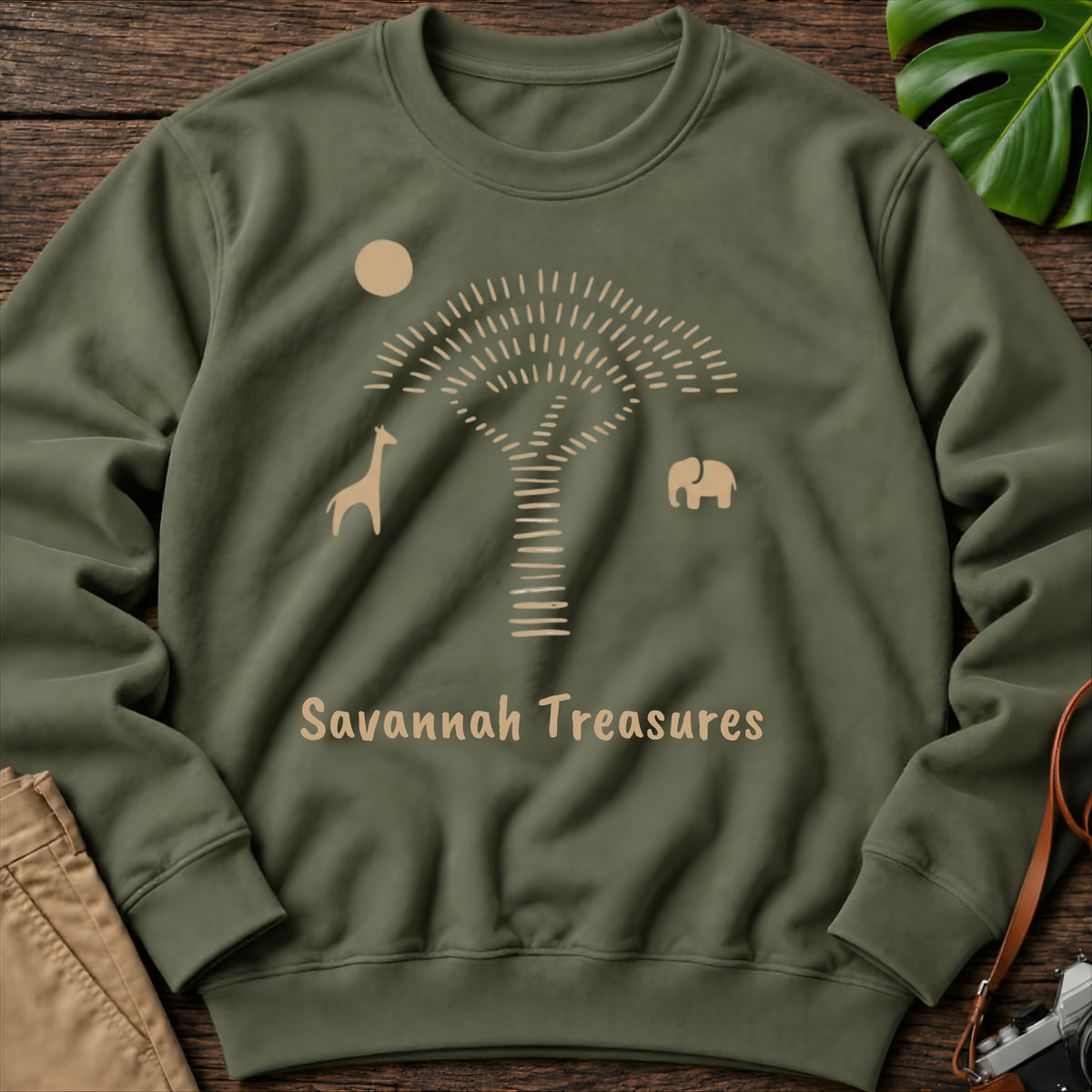 gildan-18000-sweatshirt-mockup-military-green