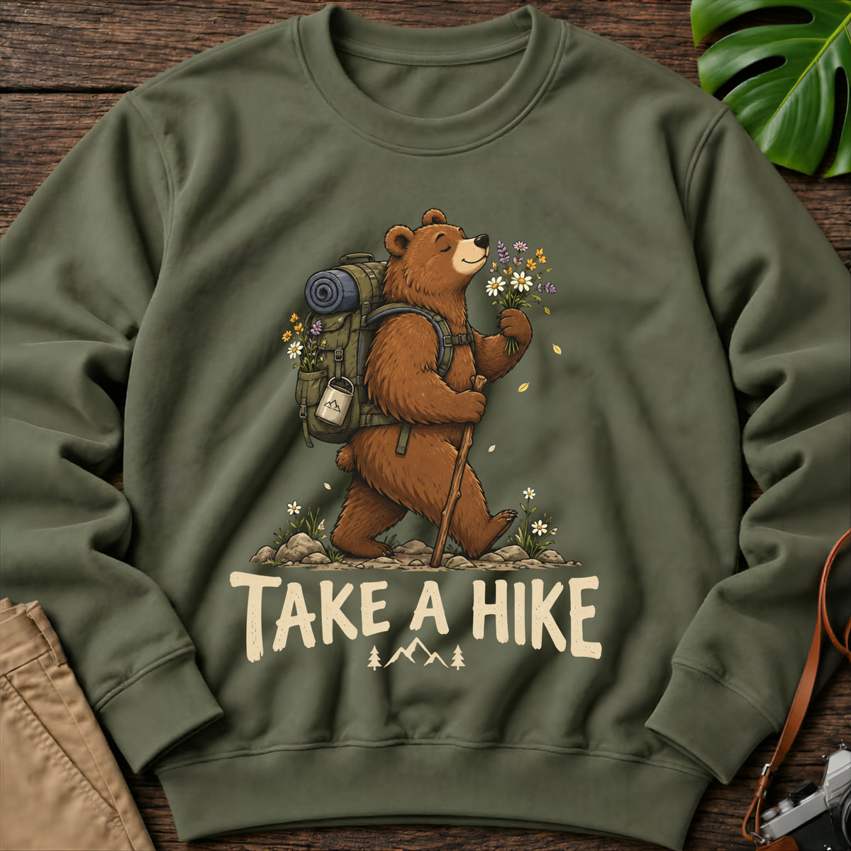 gildan-18000-sweatshirt-mockup-military-green