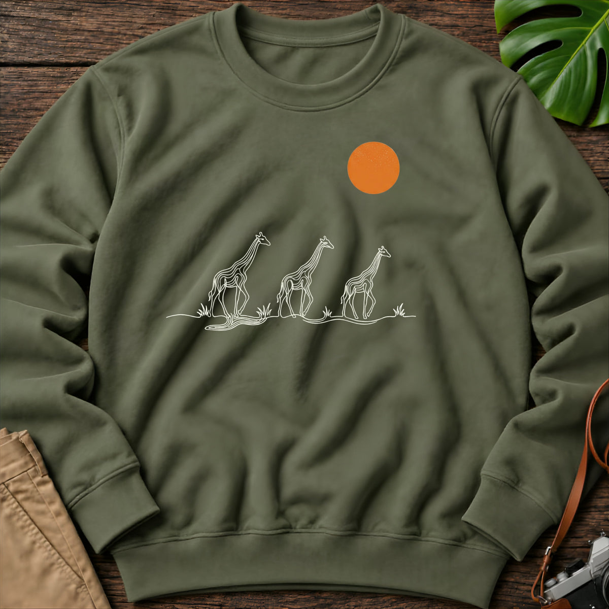 gildan-18000-sweatshirt-mockup-military-green