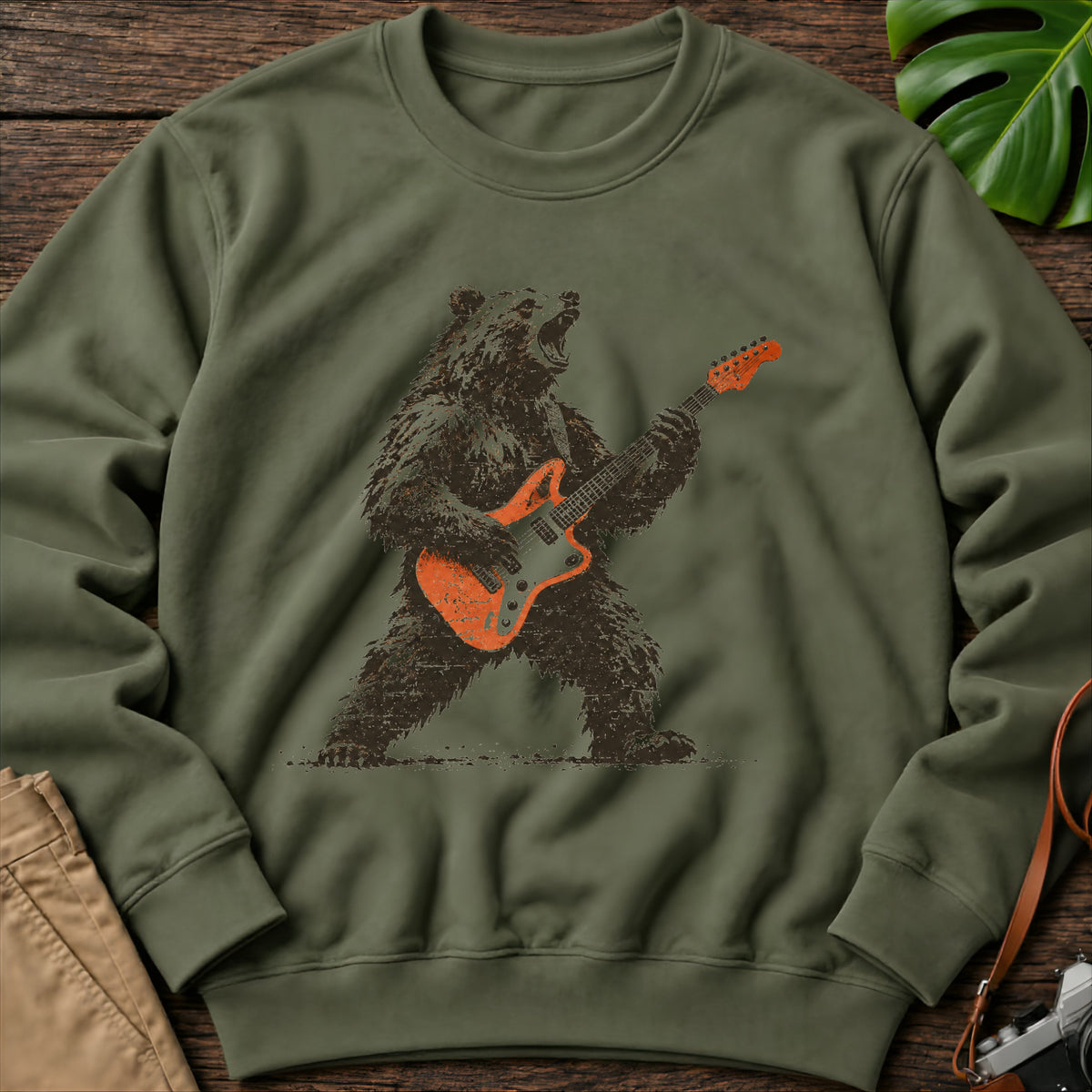 gildan-18000-sweatshirt-mockup-military-green