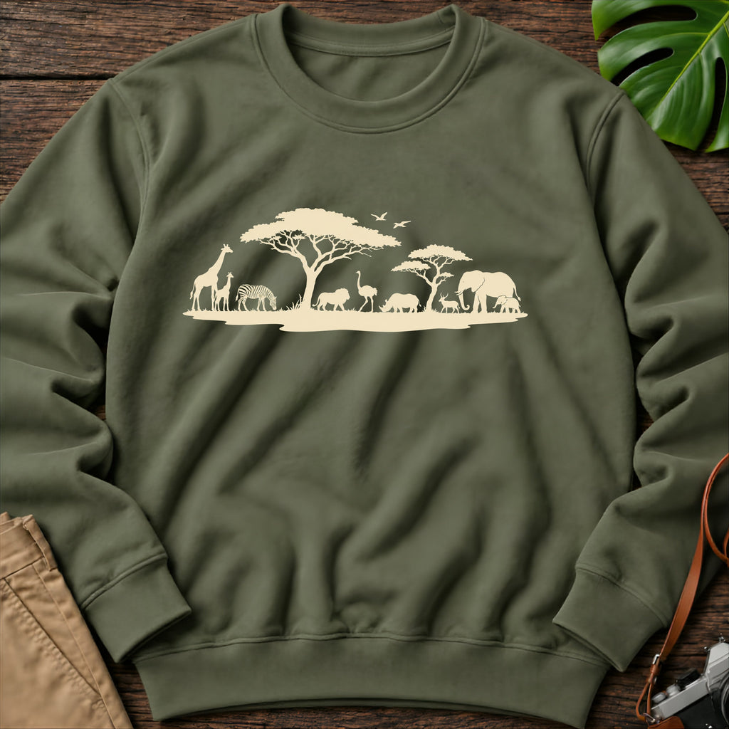 gildan-18000-sweatshirt-mockup-military-green
