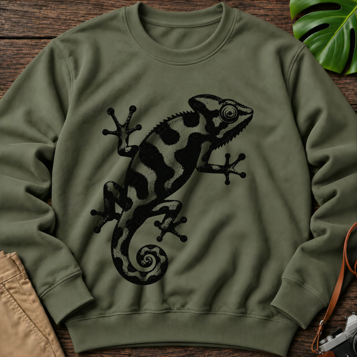 gildan-18000-sweatshirt-mockup-military-green