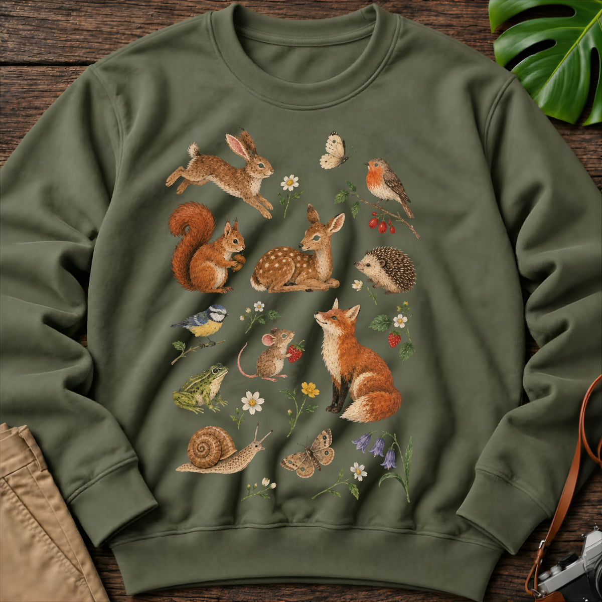 gildan-18000-sweatshirt-mockup-military-green