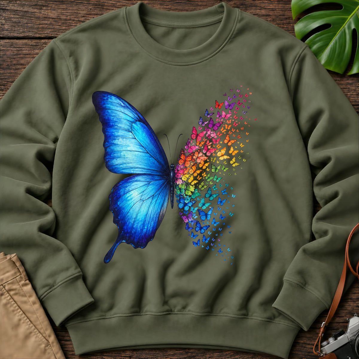 gildan-18000-sweatshirt-mockup-military-green