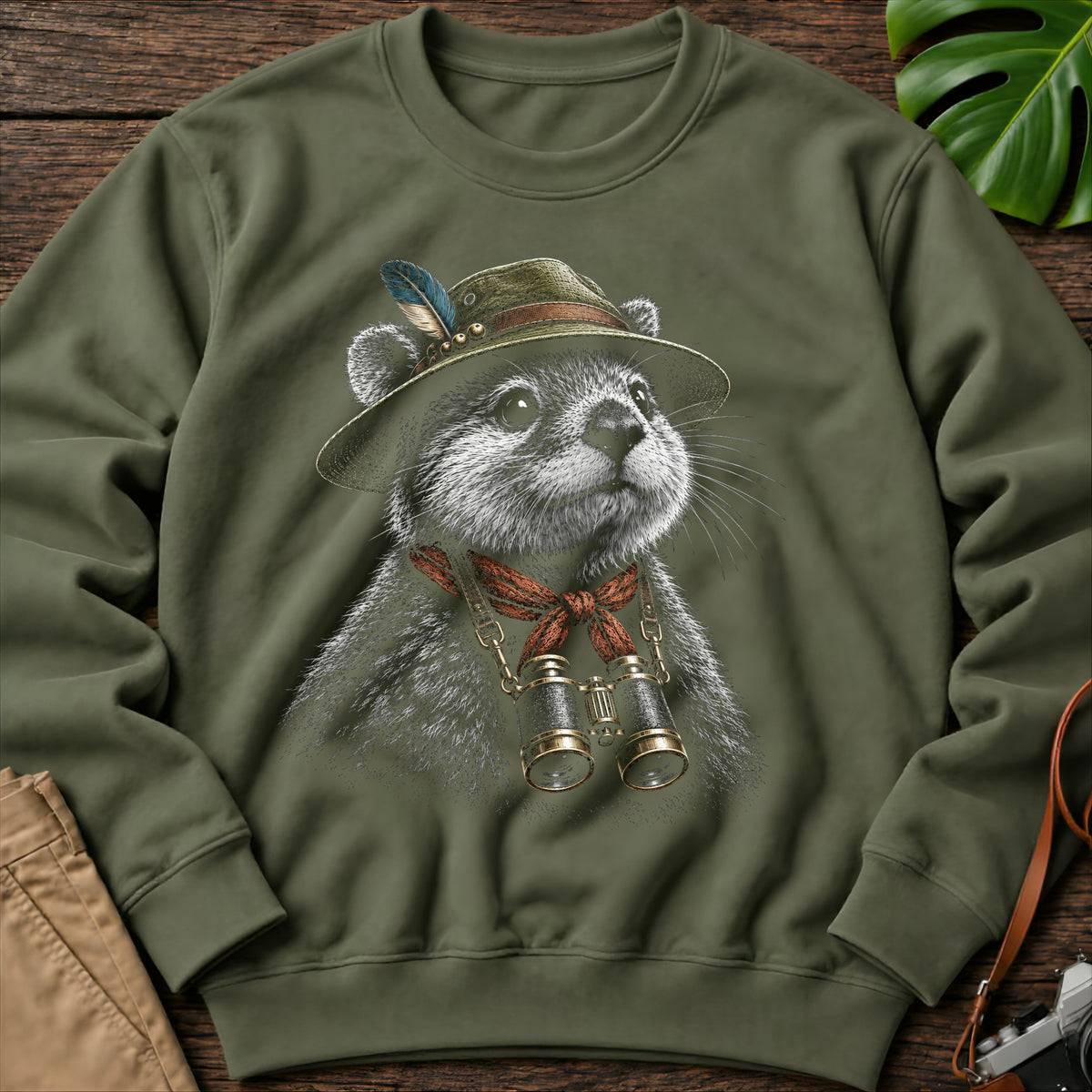gildan-18000-sweatshirt-mockup-military-green