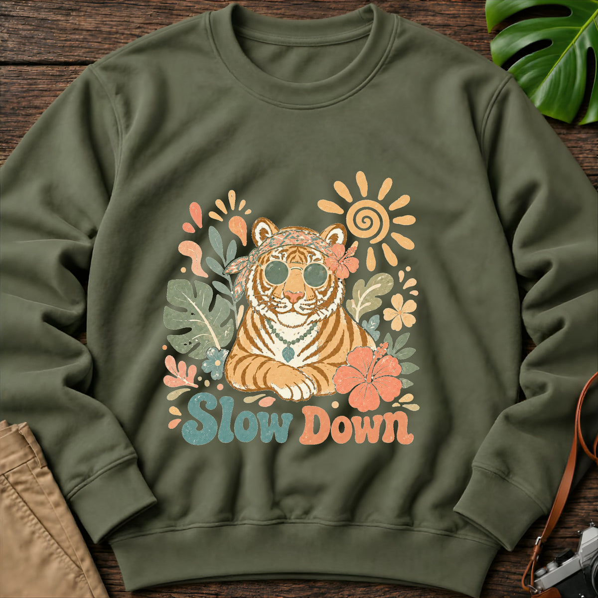 gildan-18000-sweatshirt-mockup-military-green