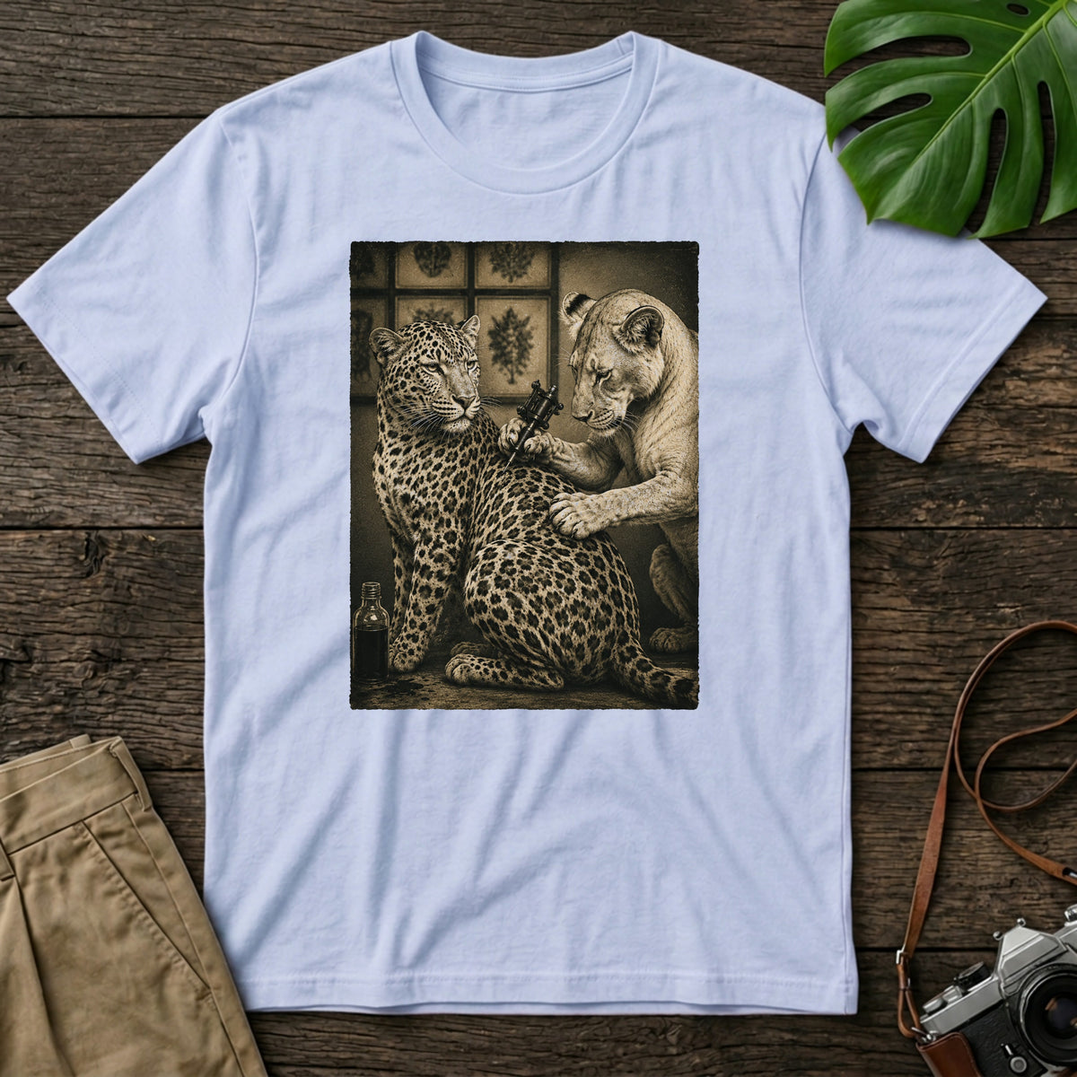 Leopard Tattoo T-Shirt