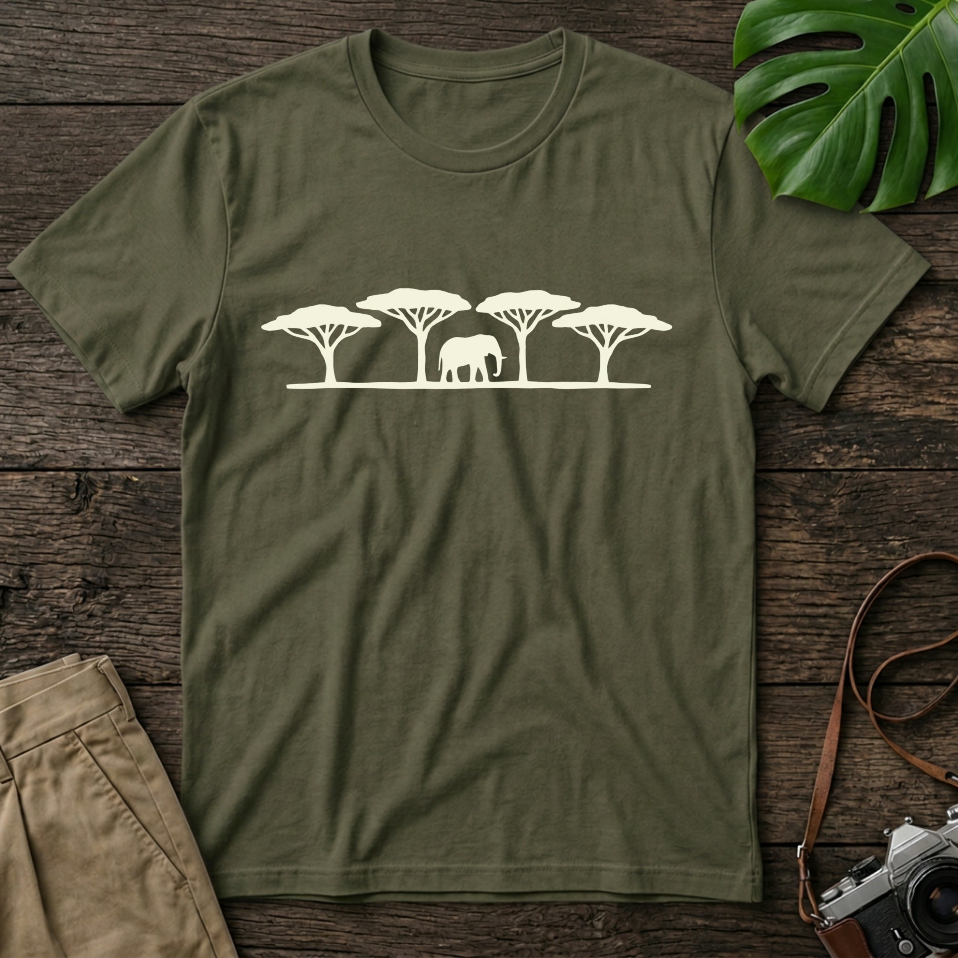 gildan-64000-mockup-military-green