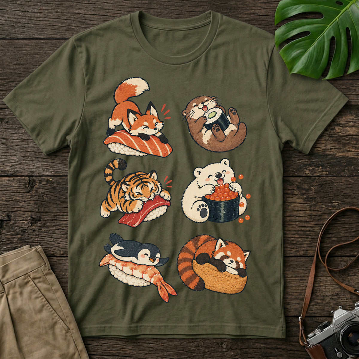 gildan-64000-mockup-military-green