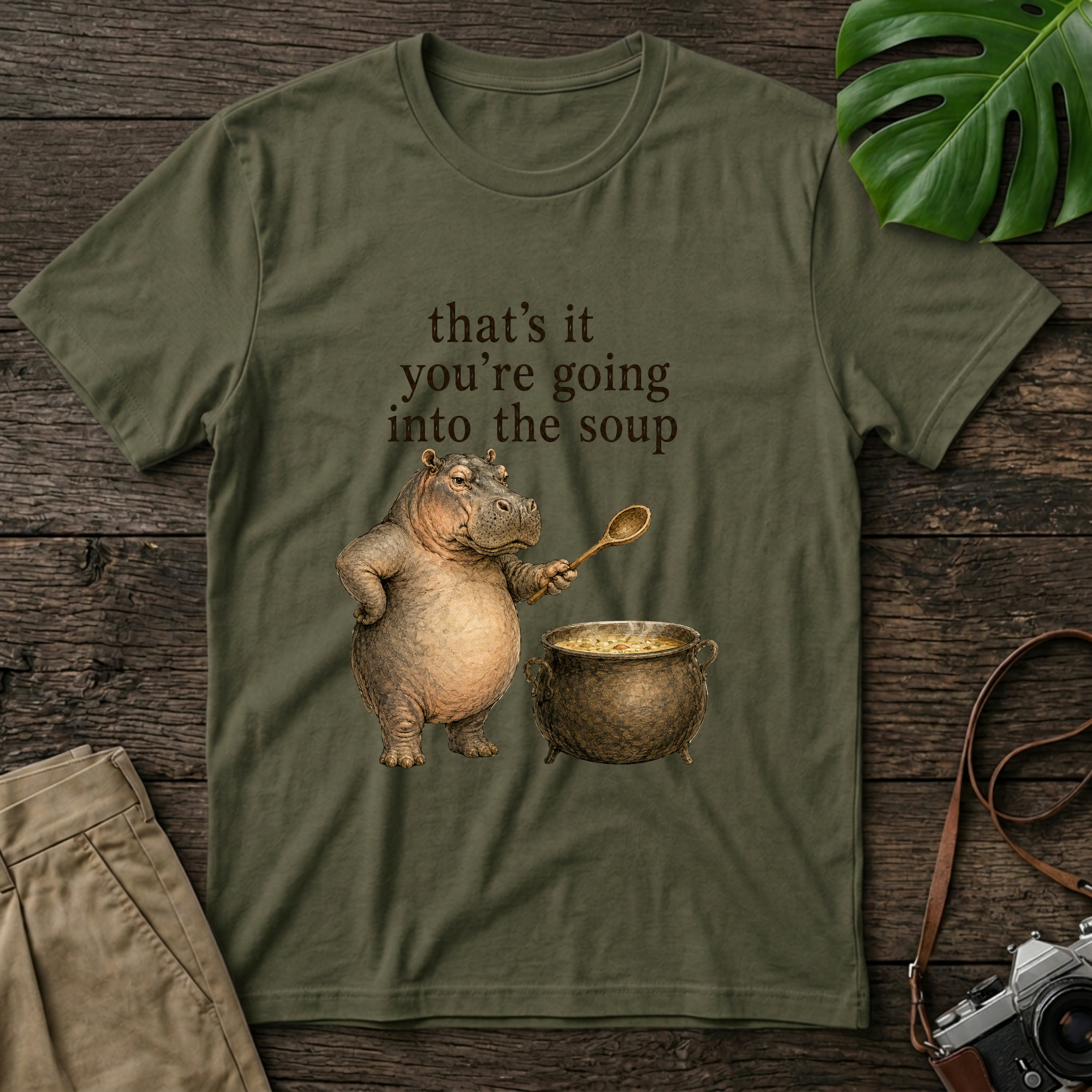 gildan-64000-mockup-military-green