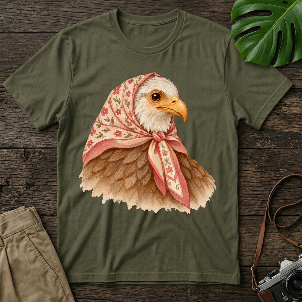 gildan-64000-mockup-military-green