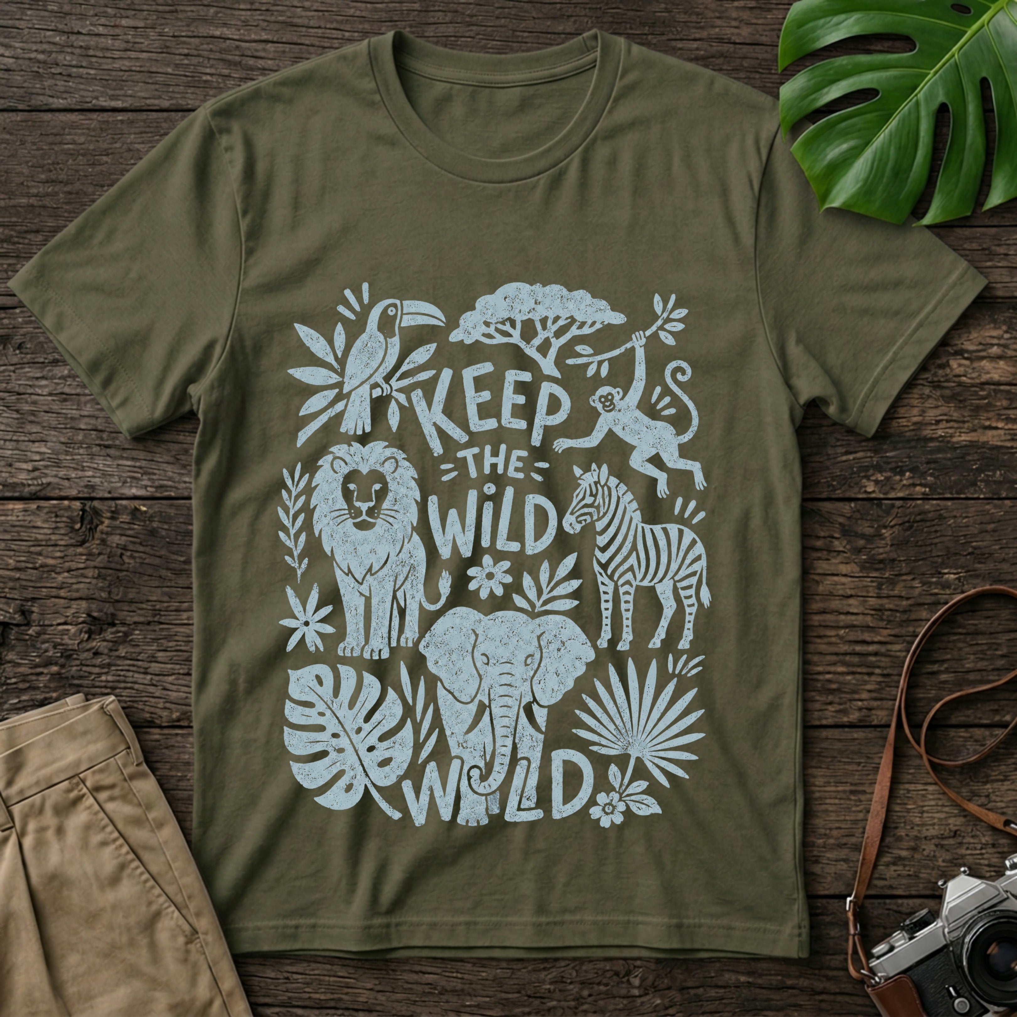 gildan-64000-mockup-military-green
