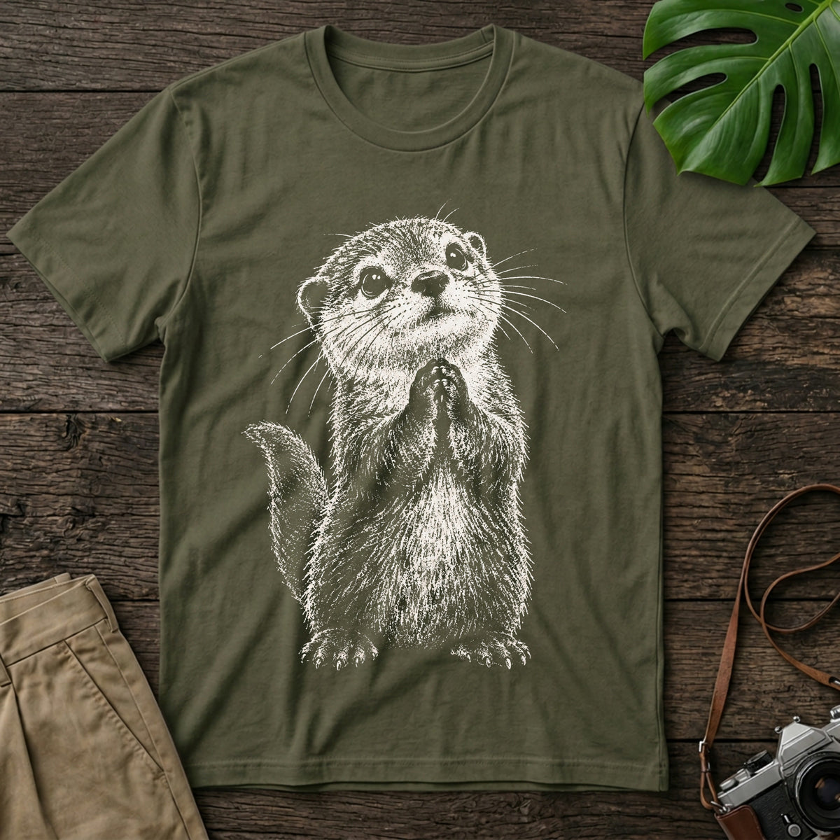 gildan-64000-mockup-military-green