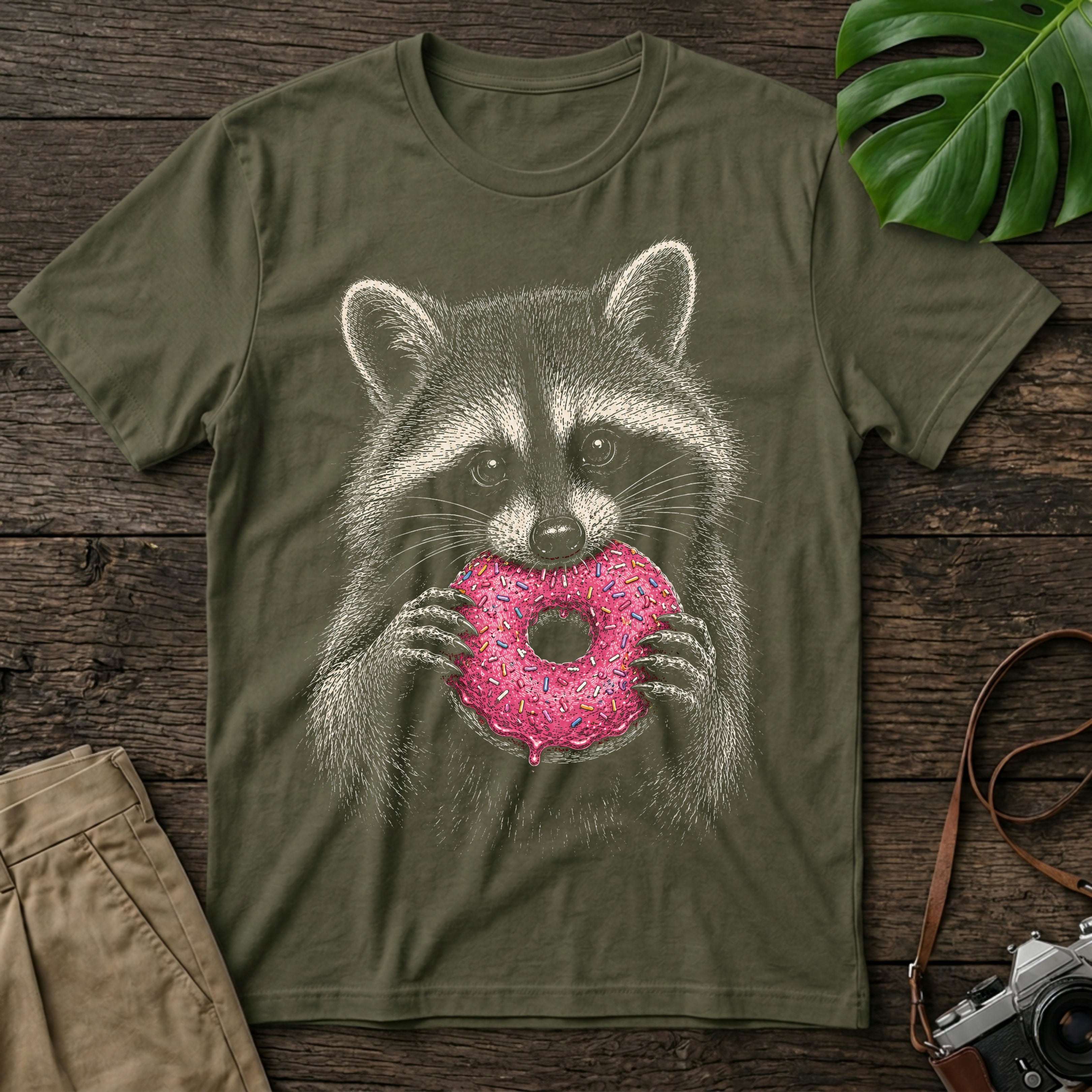 gildan-64000-mockup-military-green