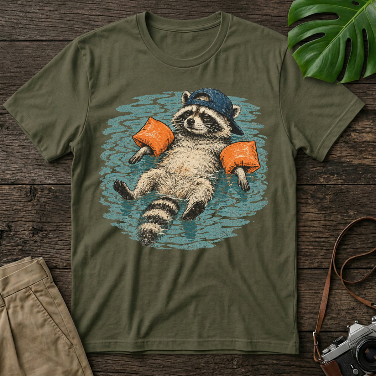 gildan-64000-mockup-military-green