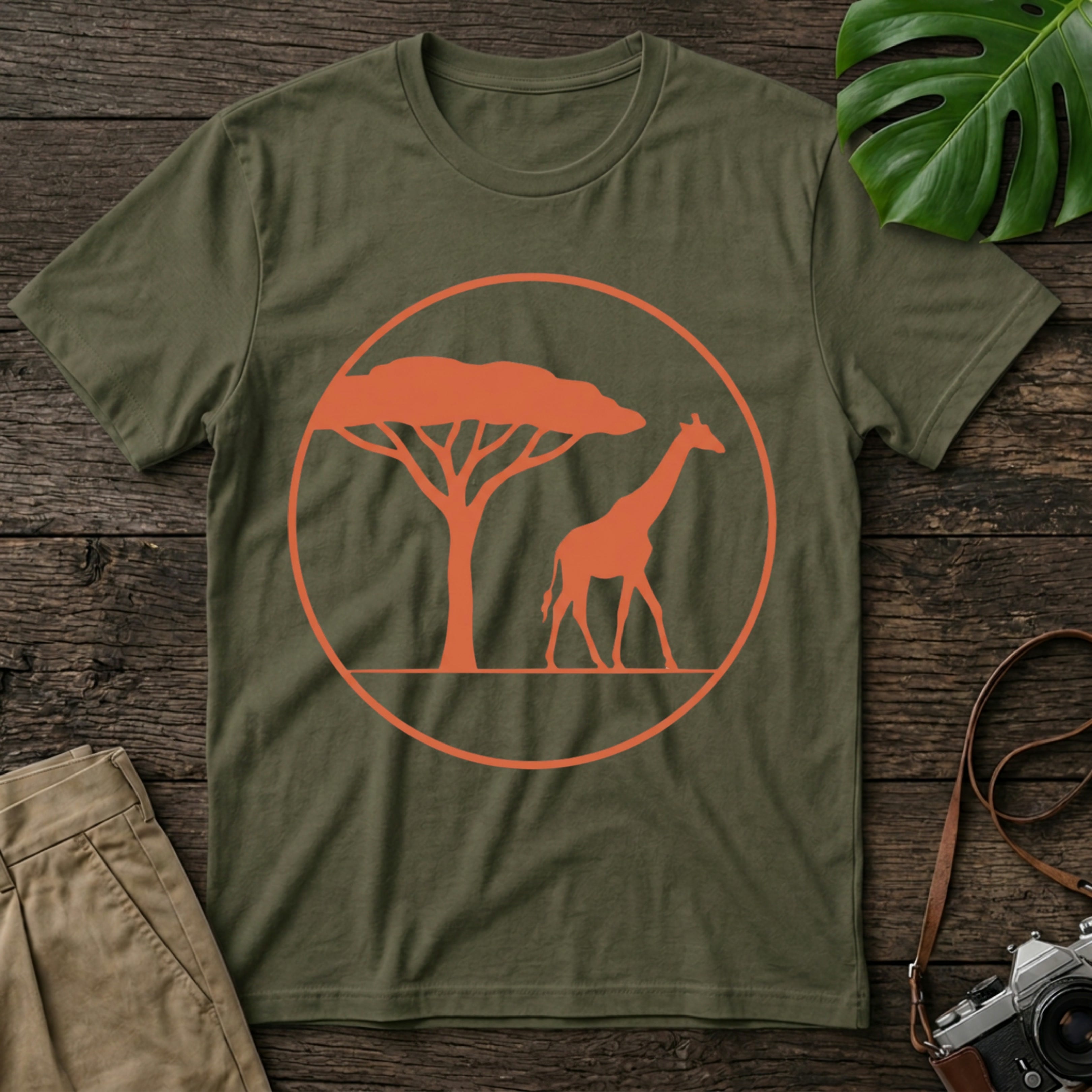gildan-64000-mockup-military-green