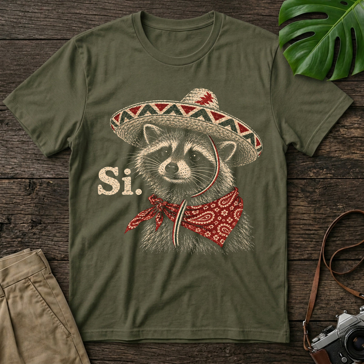 gildan-64000-mockup-military-green