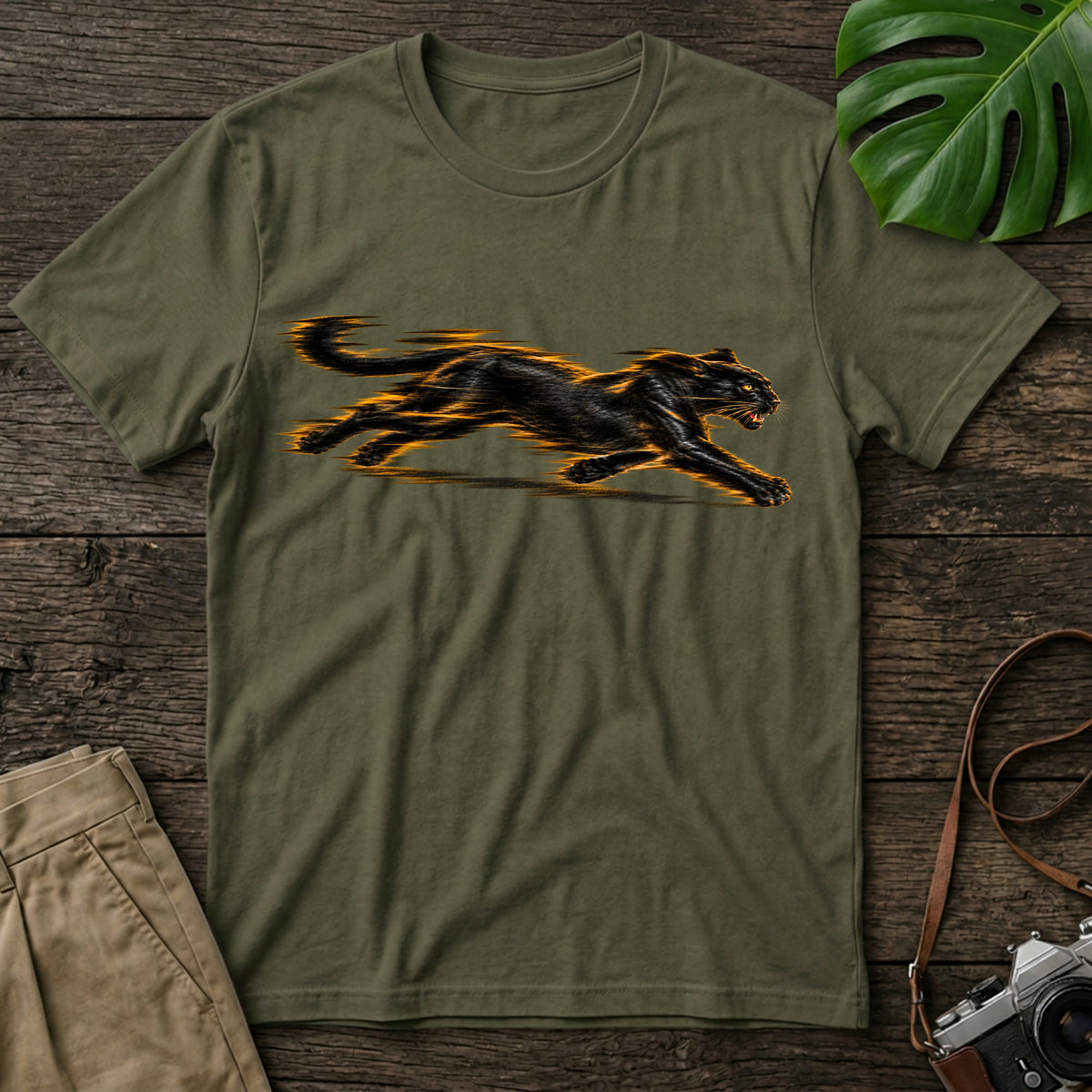 gildan-64000-mockup-military-green