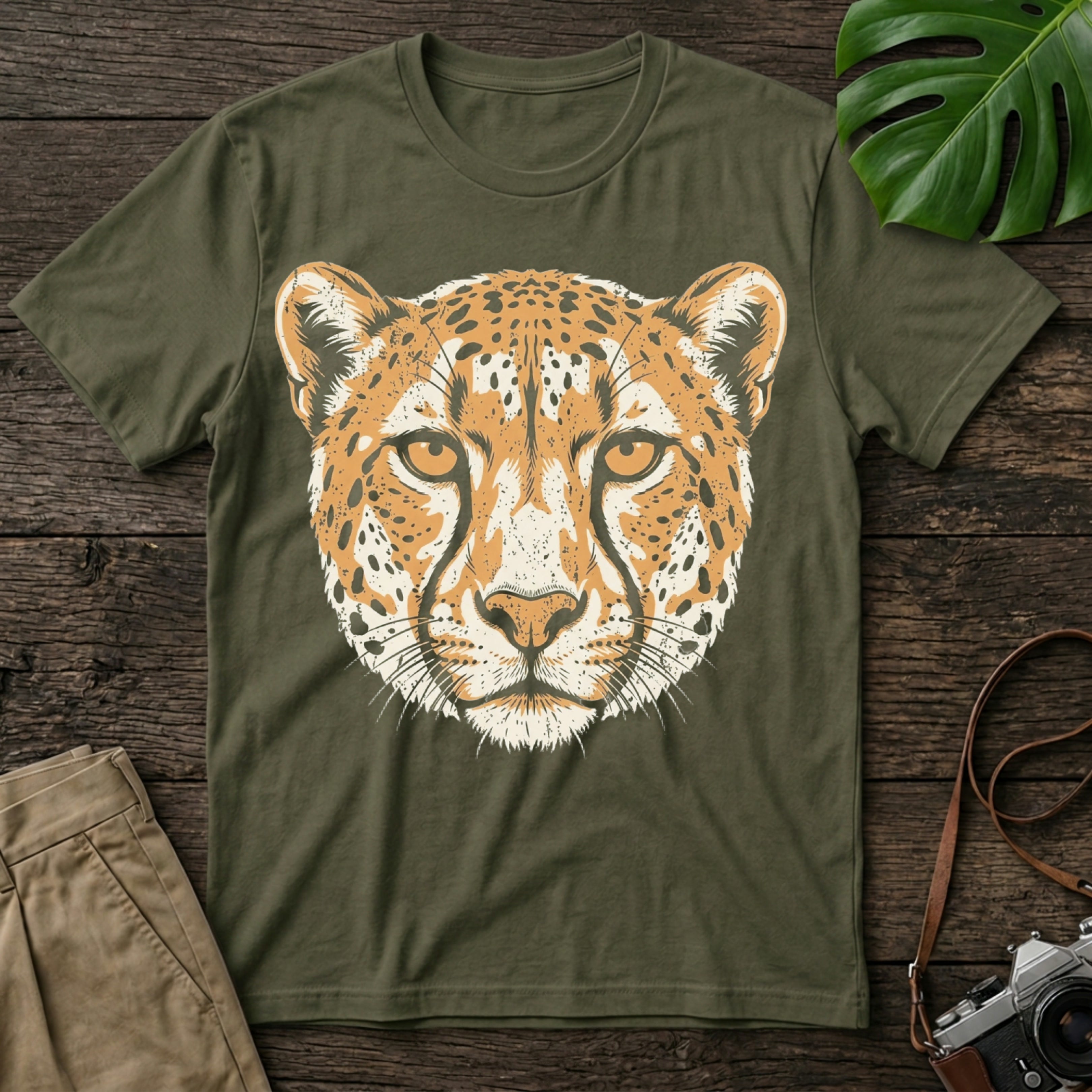 gildan-64000-mockup-military-green