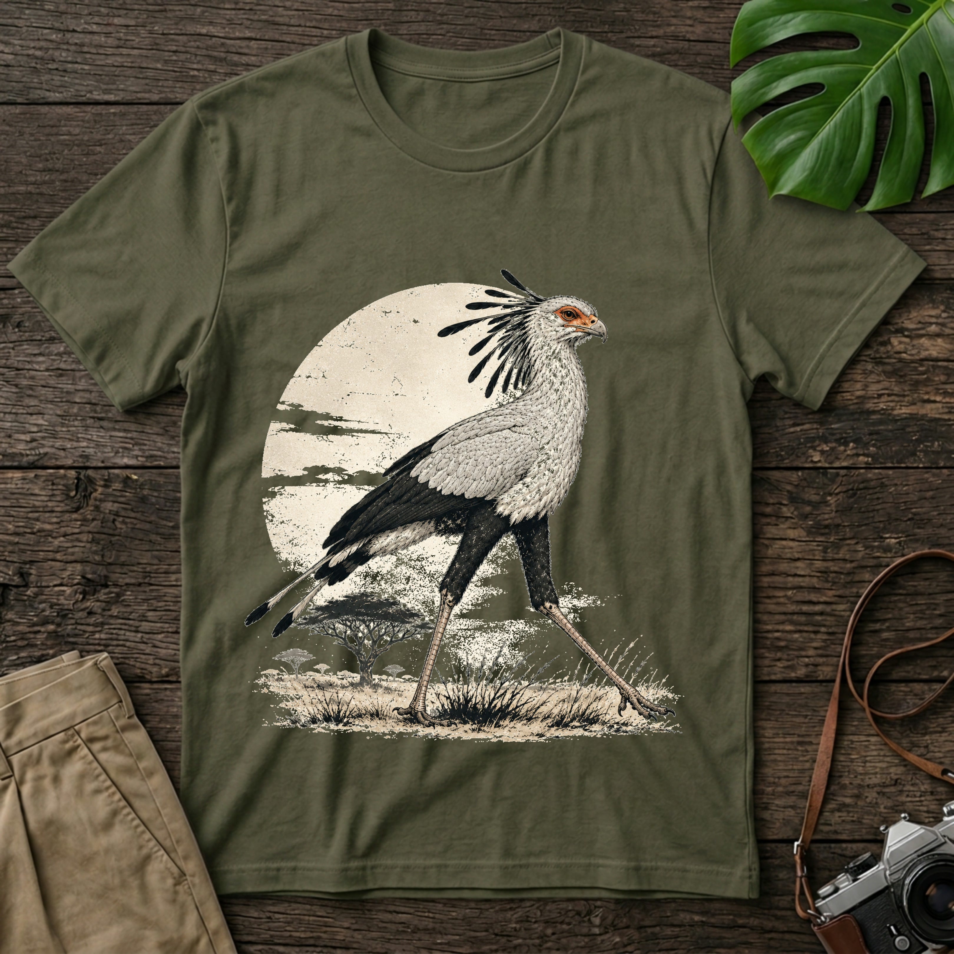 gildan-64000-mockup-military-green
