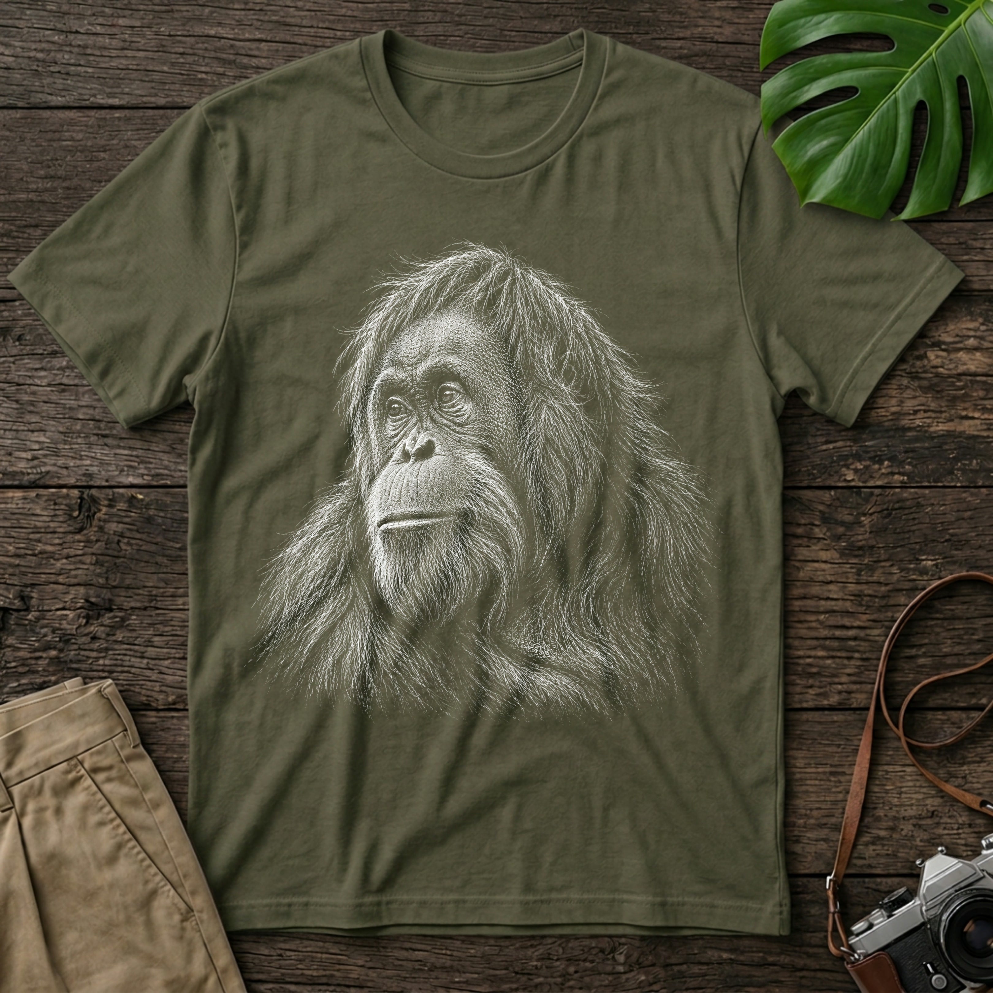 gildan-64000-mockup-military-green