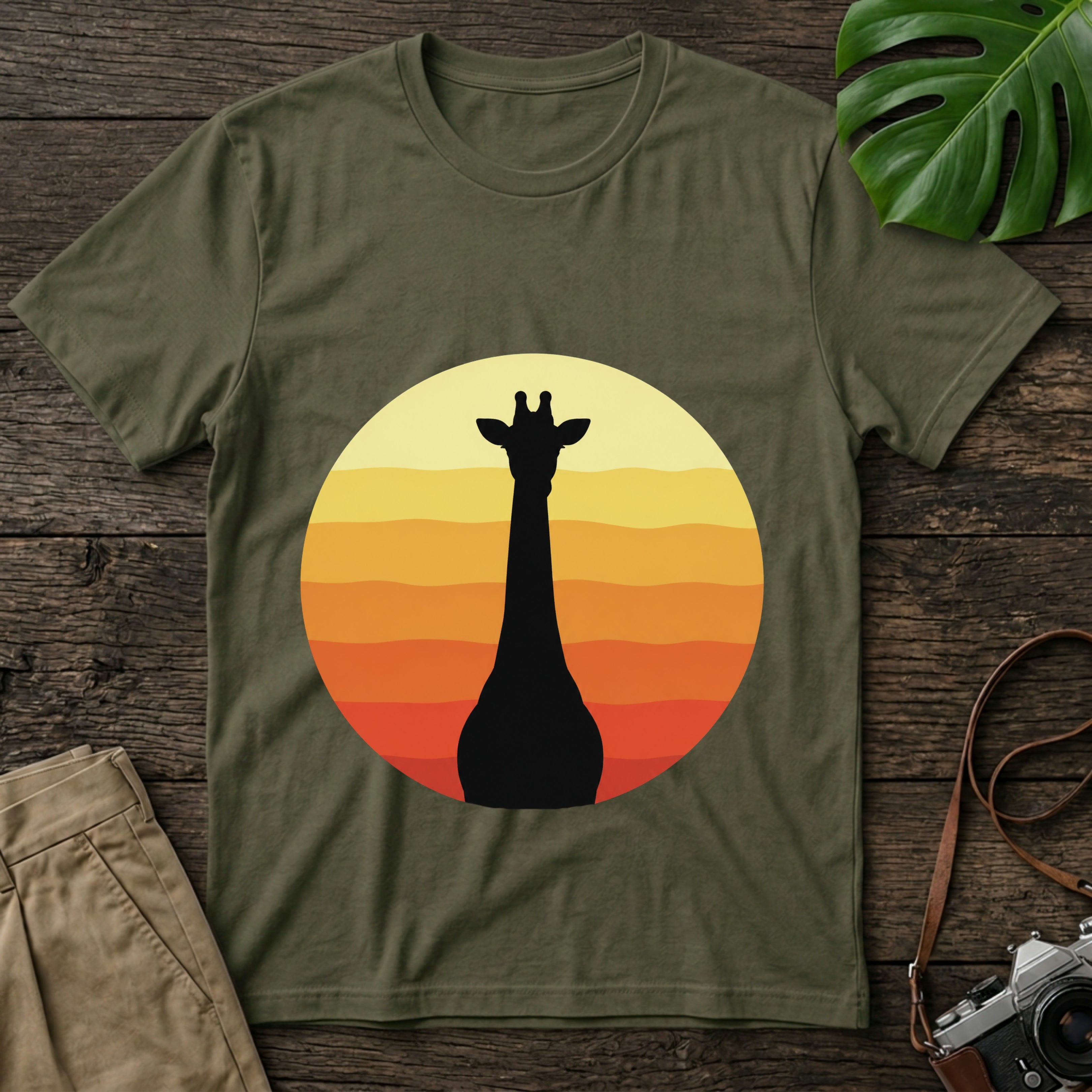 gildan-64000-mockup-military-green