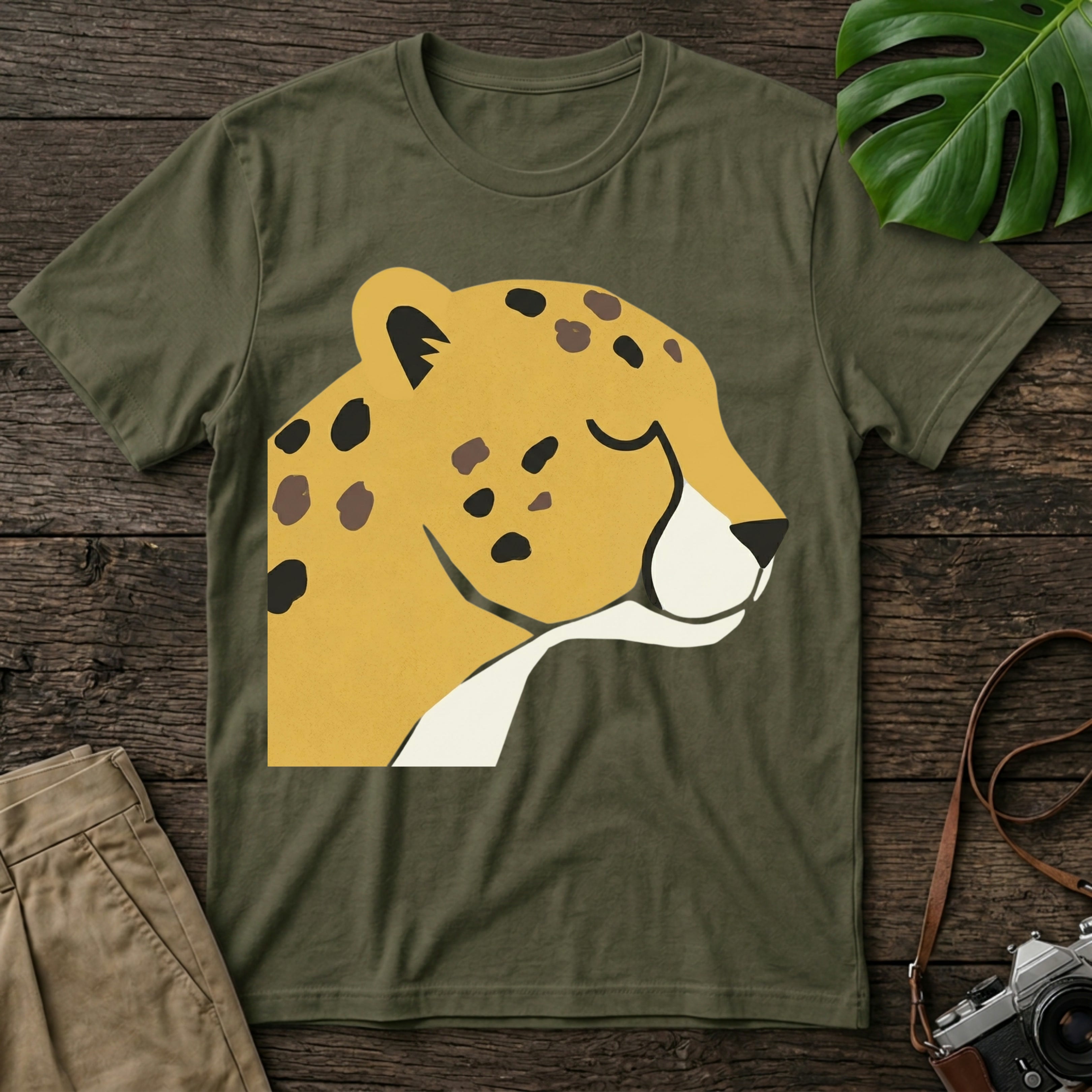 gildan-64000-mockup-military-green
