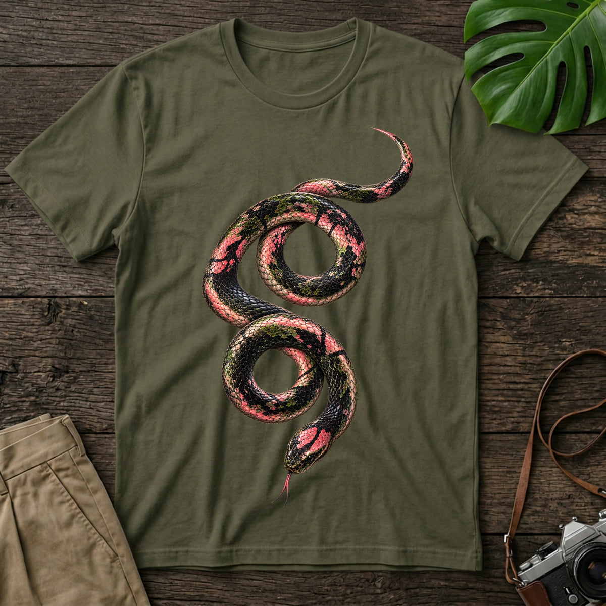 gildan-64000-mockup-military-green