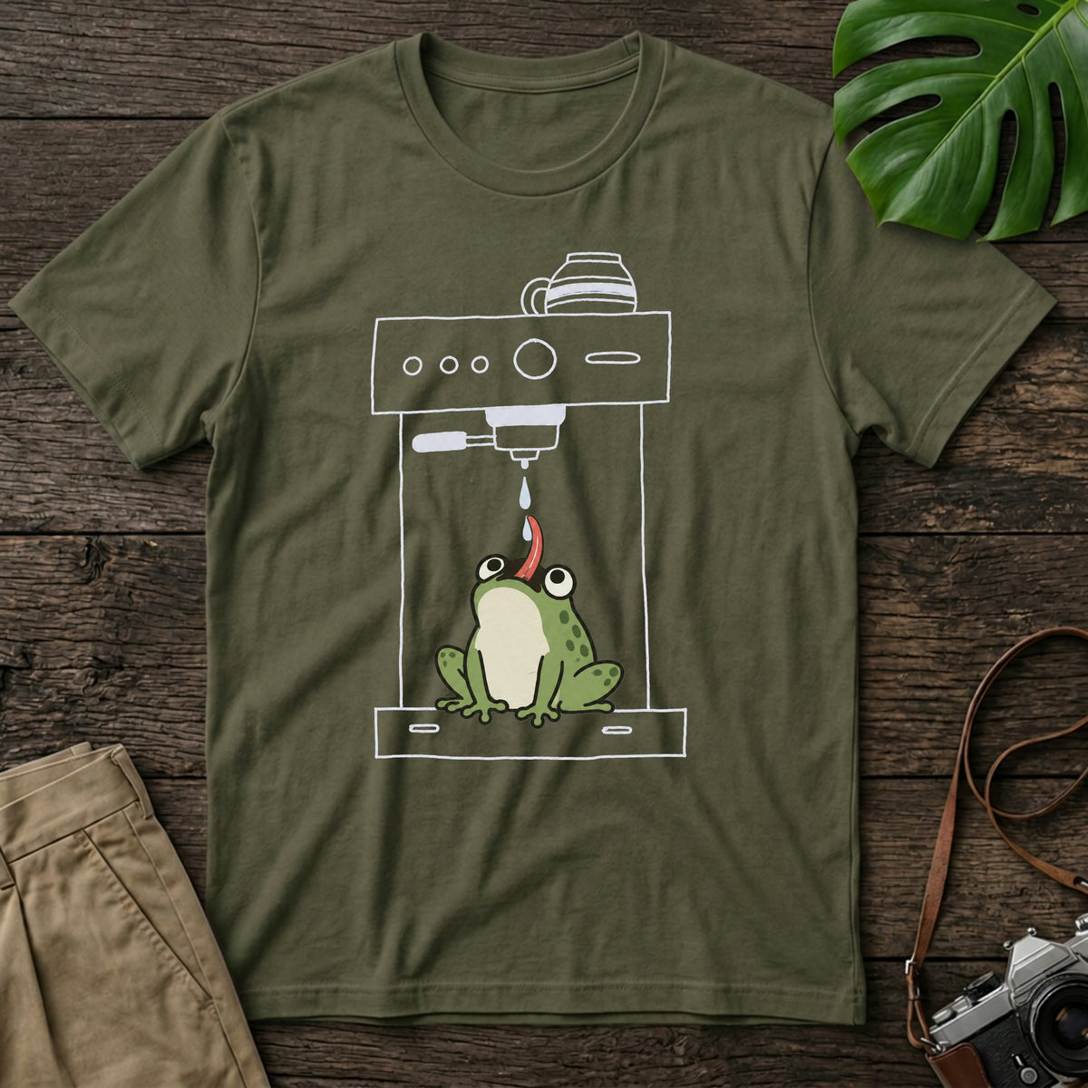 gildan-64000-mockup-military-green