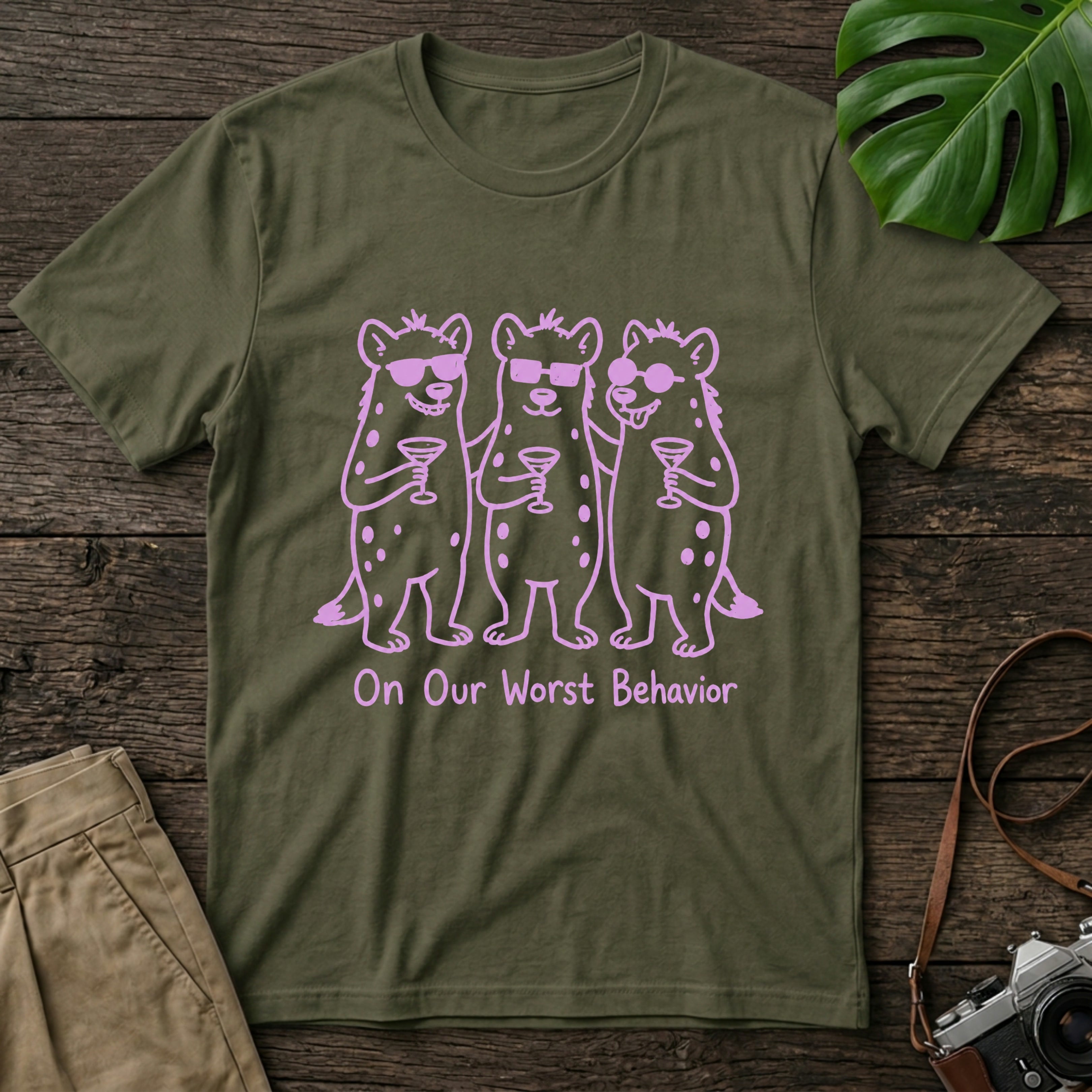 gildan-64000-mockup-military-green